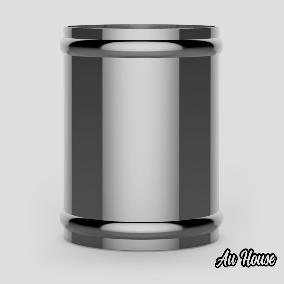 ALUMINIUM PIPE 76MM ID X 100MM POLISHED